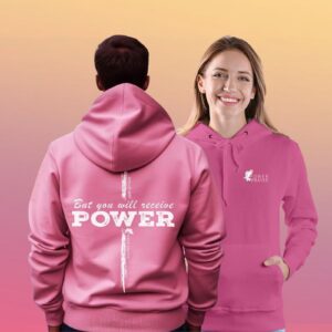 MAALISALE: You will receive power -huppari / vaaleanpunainen hintaan 50€