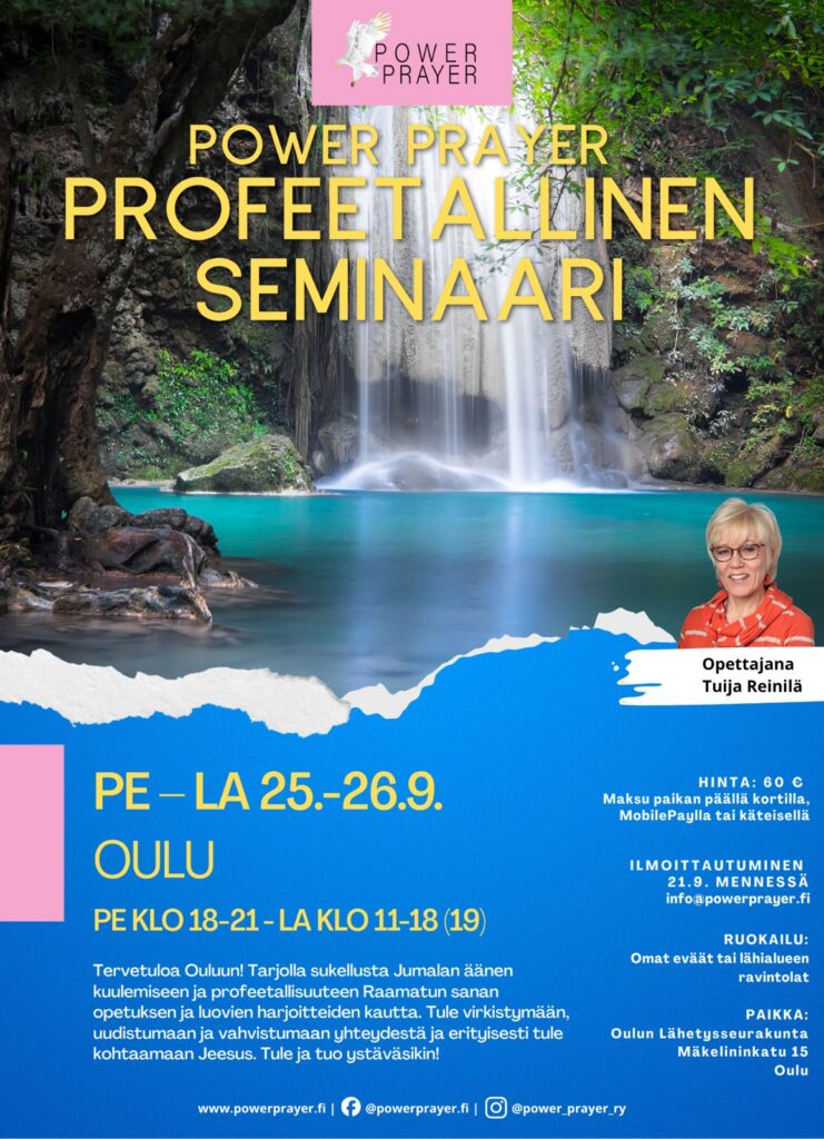 Profeetallinen seminaari Oulu 25. - 26.9.2026 - A4-mainos