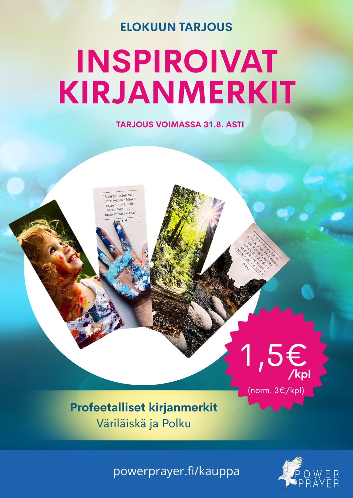 ELOALE: Polku- ja Väriläiskä -kirjanmerkit puoleen hintaan - Image 2